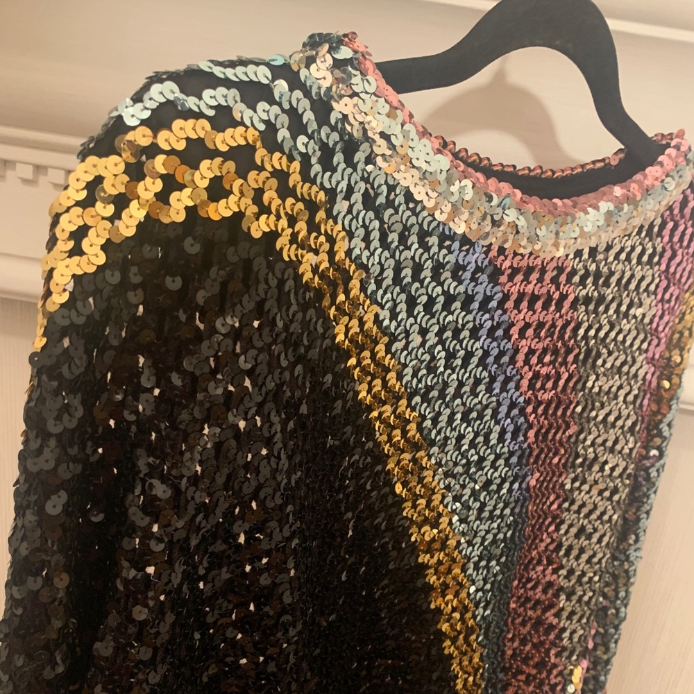 Multi Color Sequin Top. - image 1
